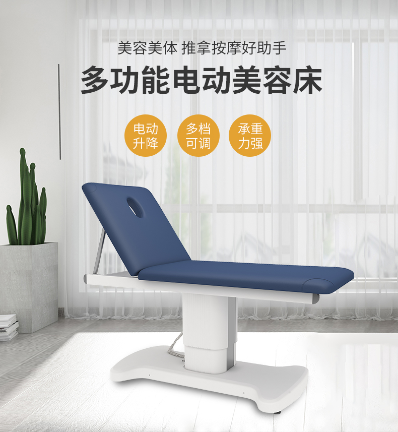 S412B 多功能電動(dòng)直立升降美容床