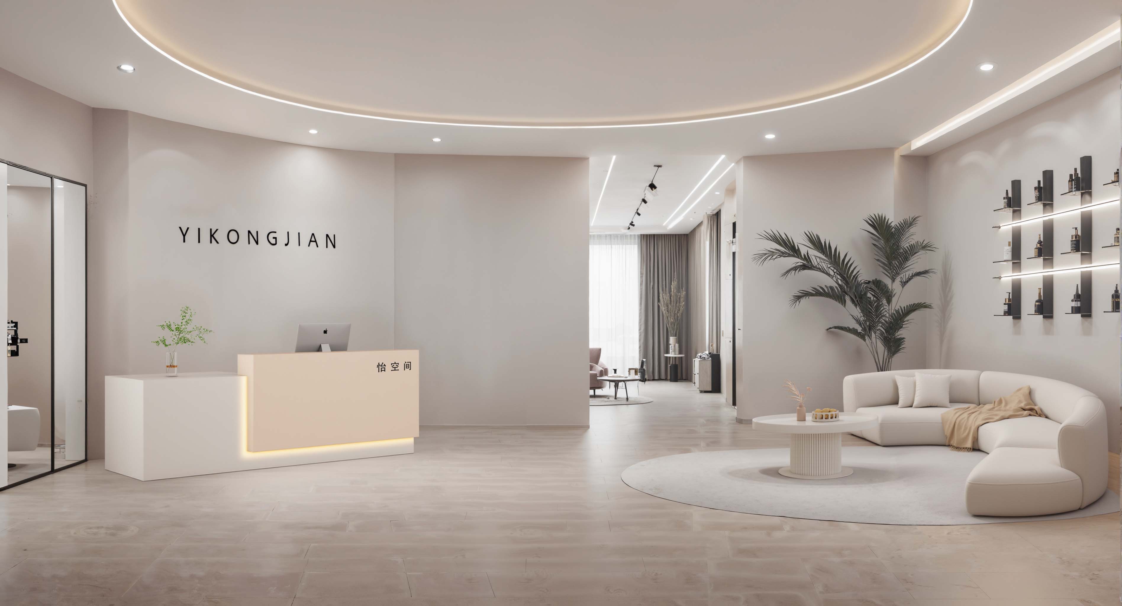 美容院裝修設(shè)計極簡風(fēng)格